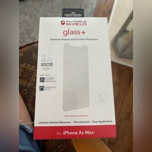 Invisible shield glass + screen protector for iPhone XS Max